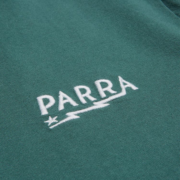 Parra Lightning Logo T Shirt Green