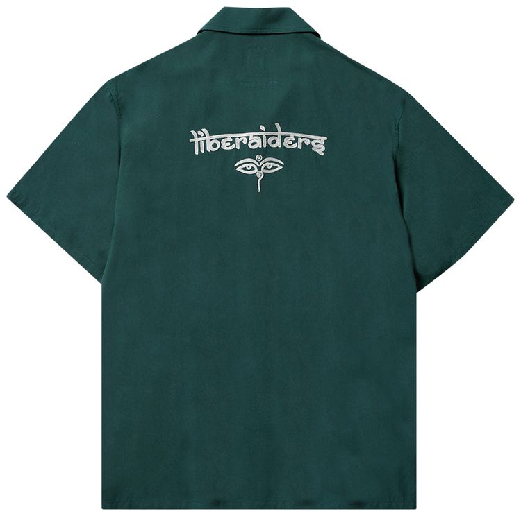 Liberaiders Wisdom Eyes Rayon Shirt Green