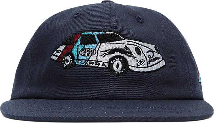 Parra Racing Team 6 Panel Hat Navy Blue