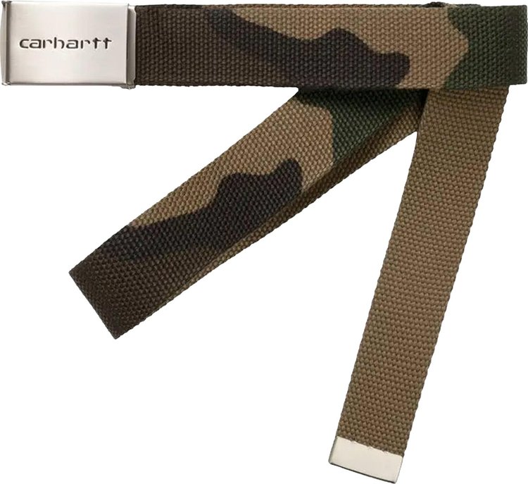 Carhartt WIP Clip Belt Chrome Camo Laurel