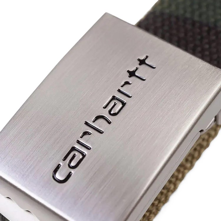 Carhartt WIP Clip Belt Chrome Camo Laurel