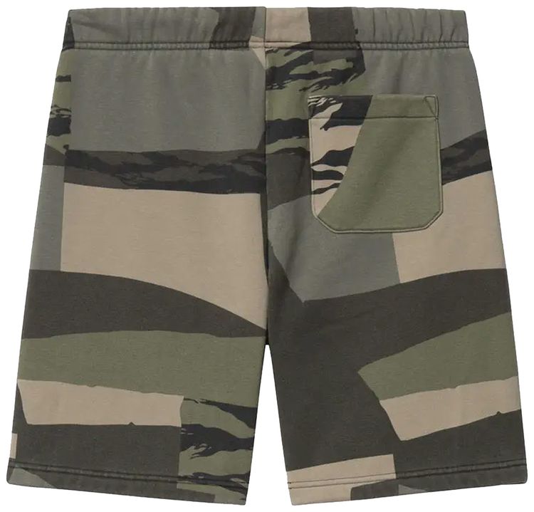 Carhartt WIP Chase Sweat Short Camo MendGold