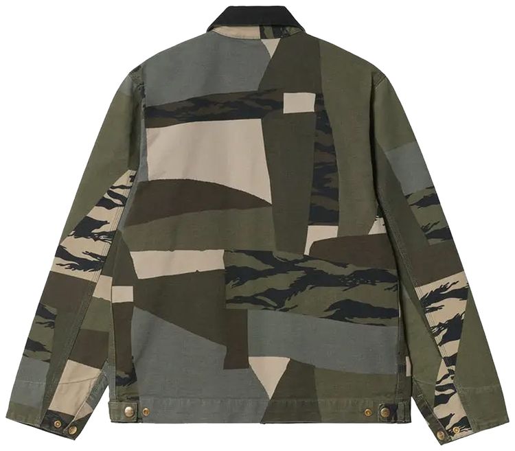 Carhartt WIP Detroit Jacket Camo MendBlack