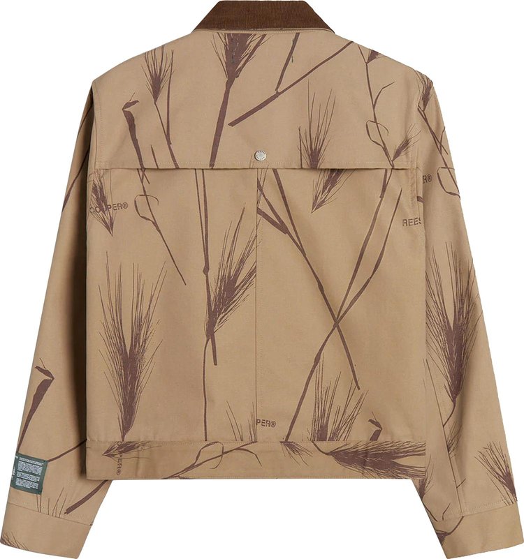 Reese Cooper Brushed Cotton Canvas Work Jacket Oat Grass Camo