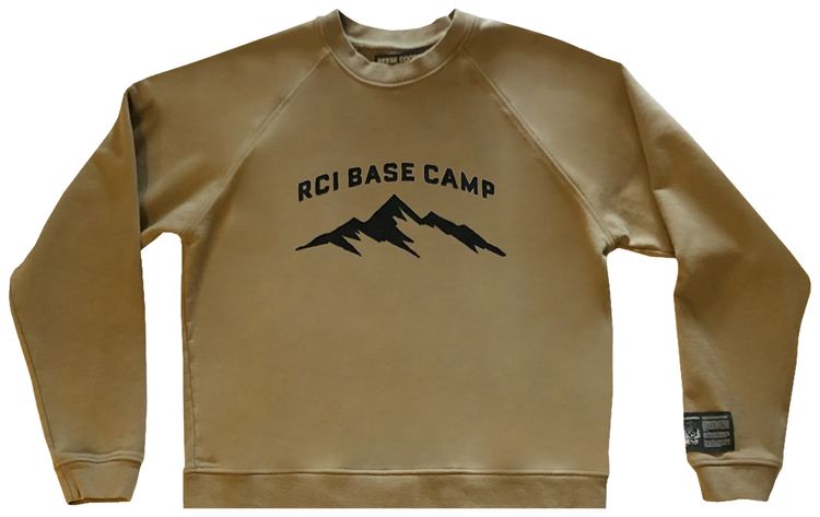 Reese Cooper Base Camp Crewneck Sweatshirt Khaki