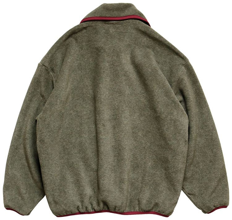 Kapital Reverse Fleece Kettle Anorak Khaki