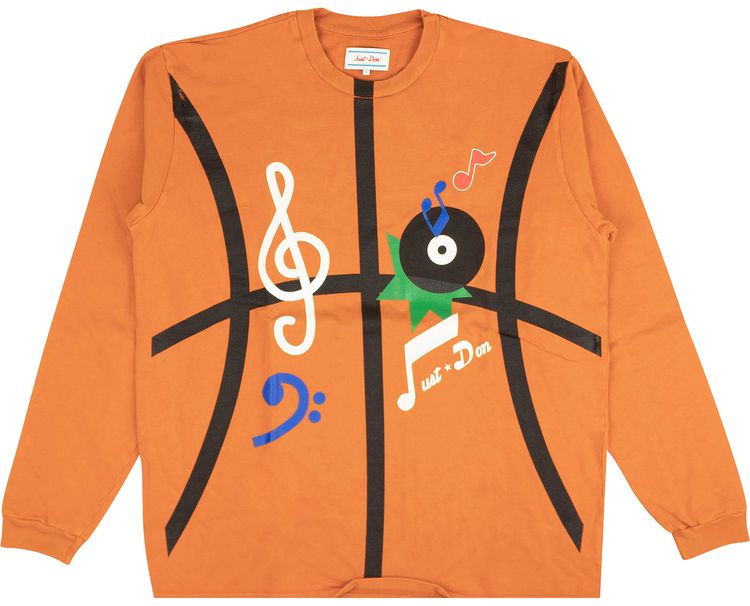 Just Don The Sound Long Sleeve T Shirt Orange
