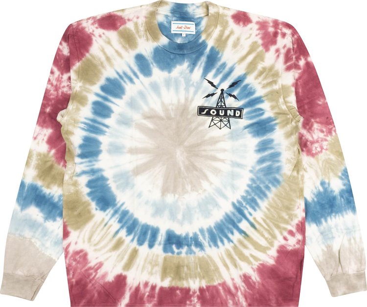 Buy Just Don Tie Dye Record Row Long-Sleeve T-Shirt 'Multicolor' - 4925 ...