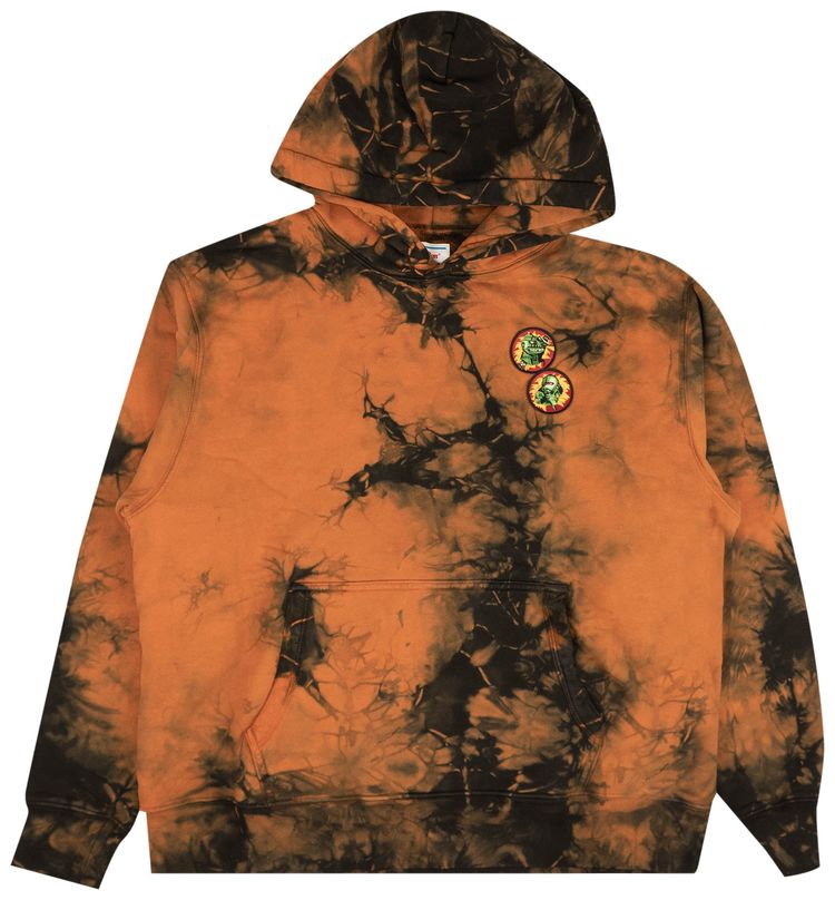 Just Don Monster Vs Robot Pullover Hoodie Sweatshirt Orange