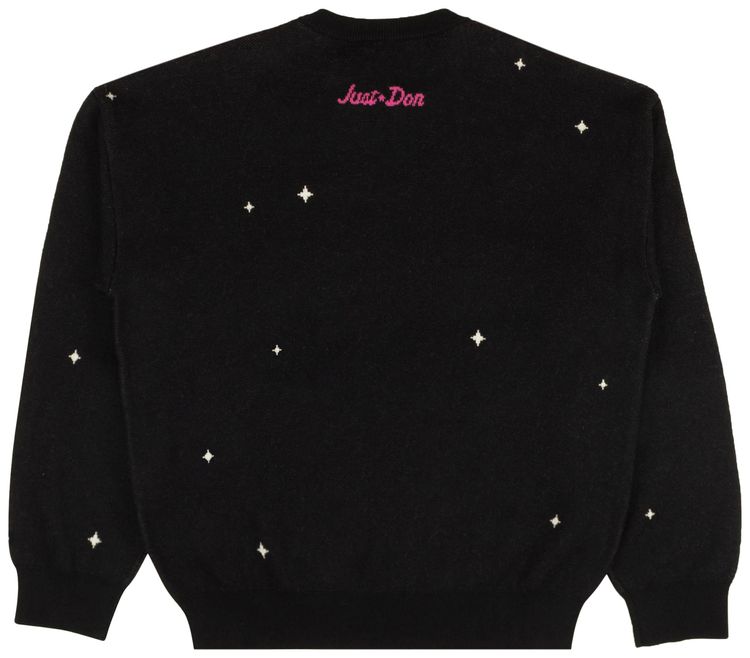 Just Don Team Of The Future Crewneck Sweater Black