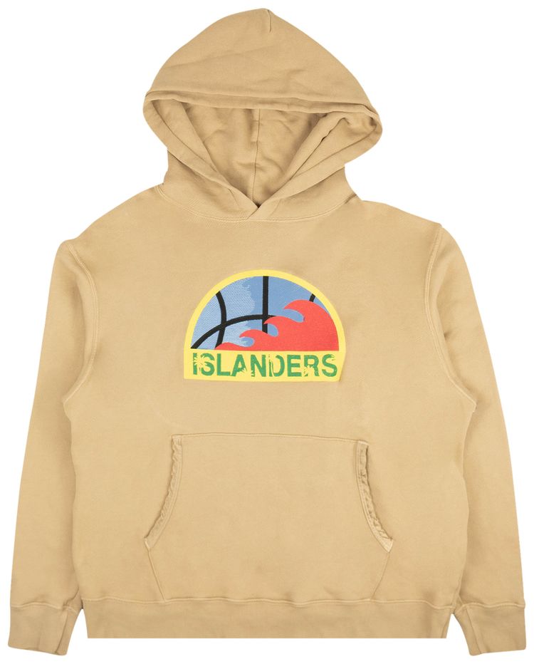 Just Don Islander Hoodie Sweatshirt Tan