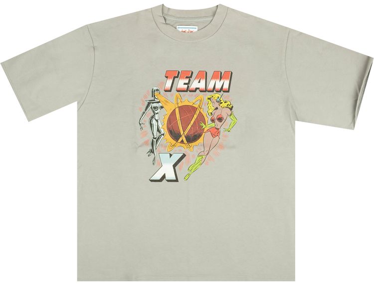 Just Don Short Sleeve Team X T Shirt Grey
