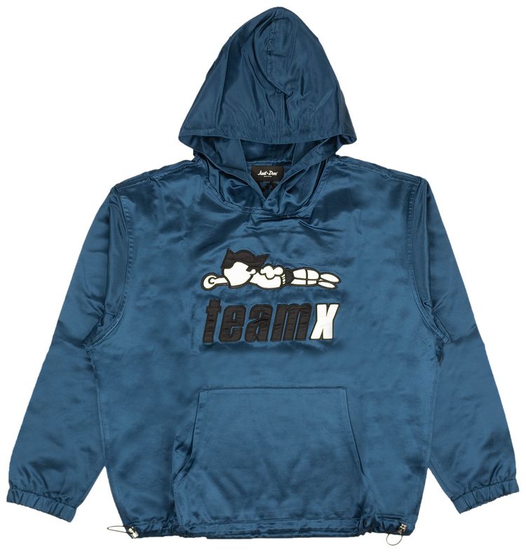 Just Don Team X Satin Pullover Hoodie Multicolor