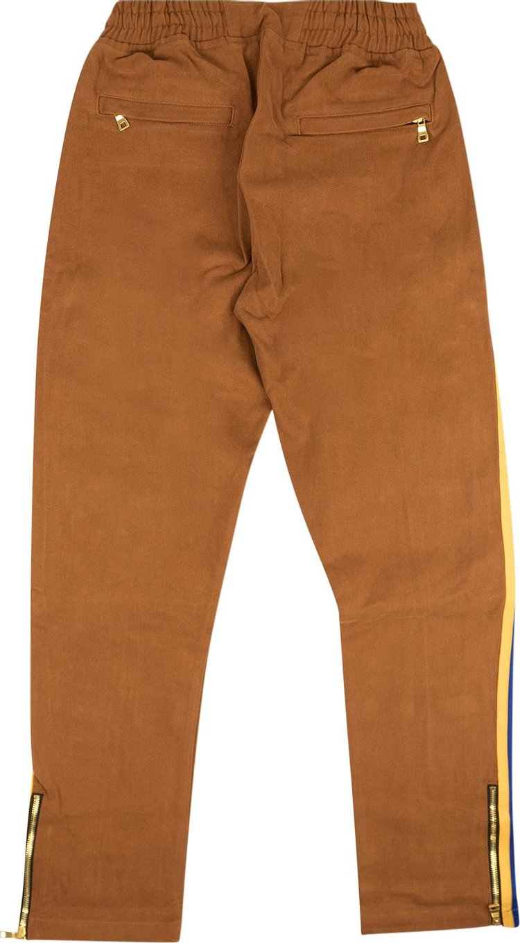 Just Don Jungle Canvas Track Pants Brown