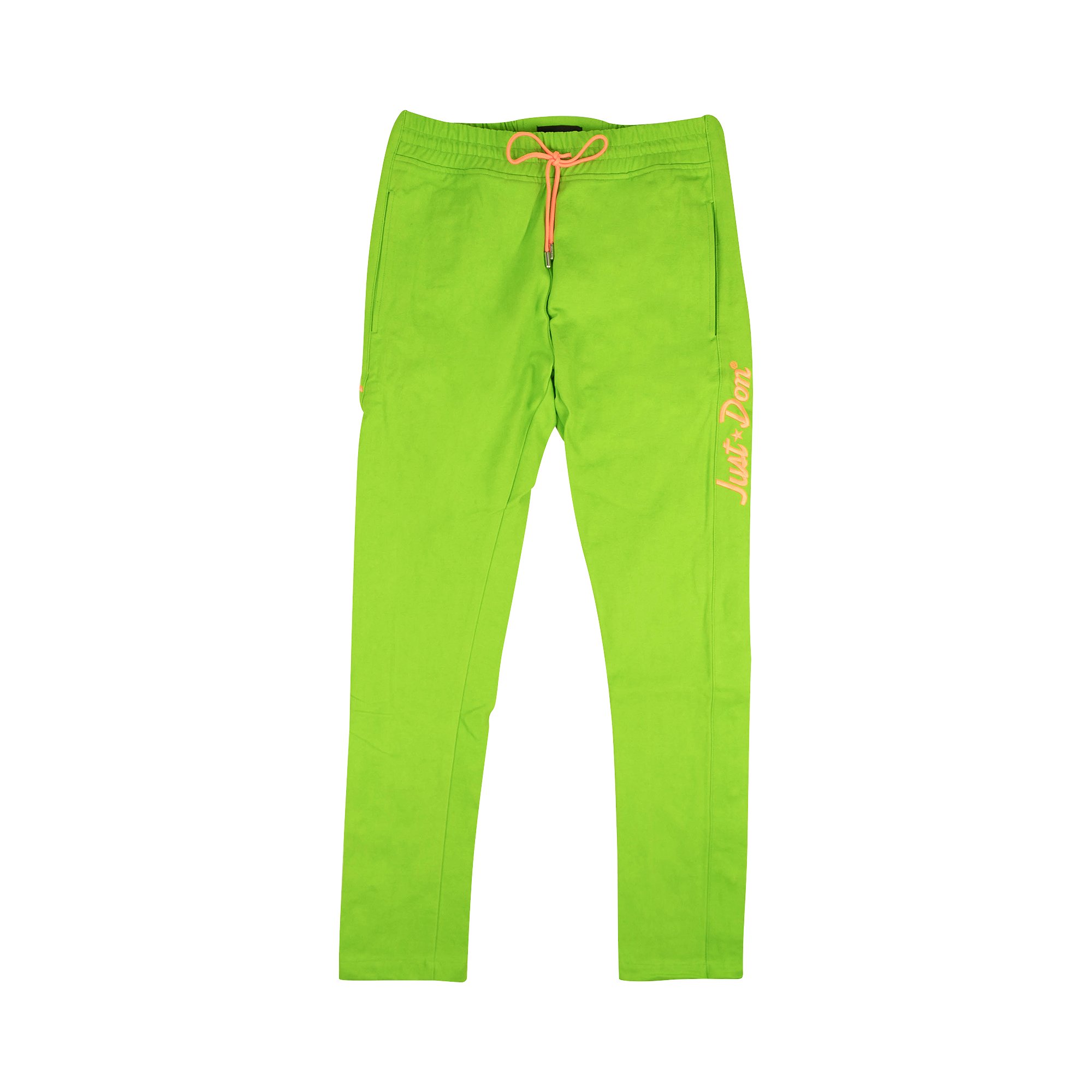 Buy Just Don Jungle Canvas Tearaway Pants 'Lime Green' - 4925