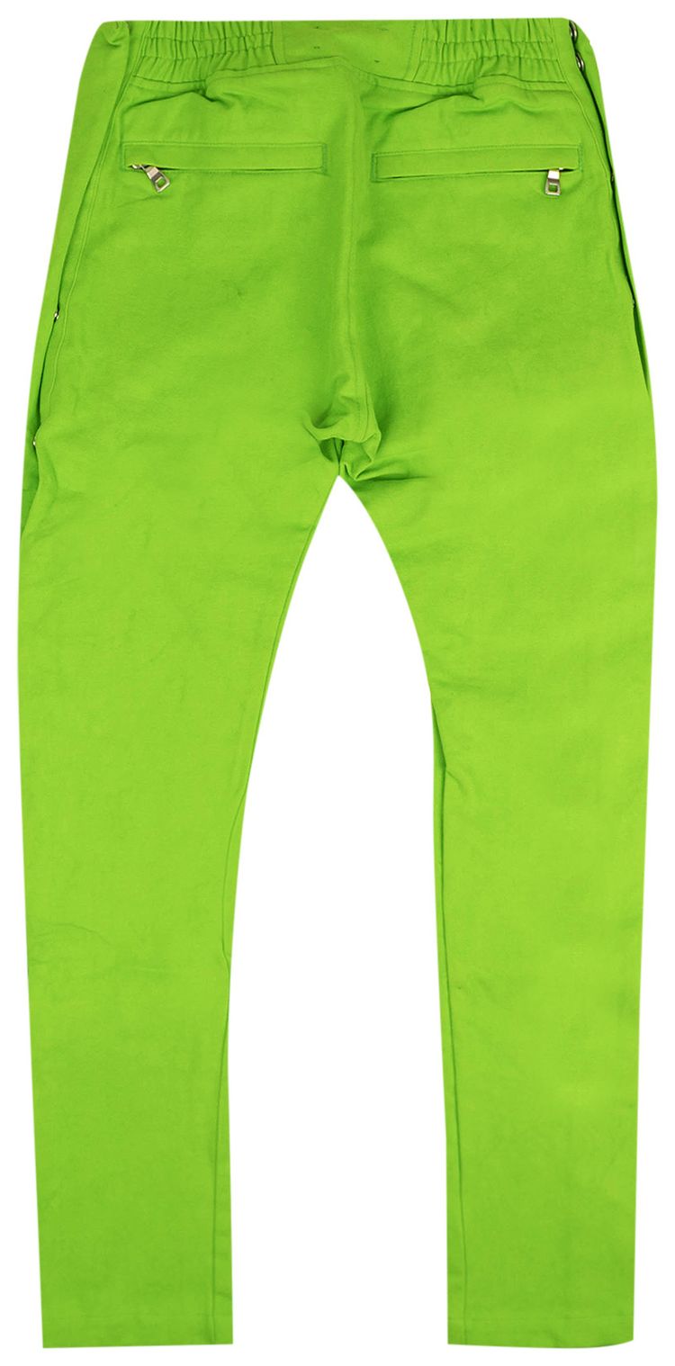 Just Don Jungle Canvas Tearaway Pants Lime Green