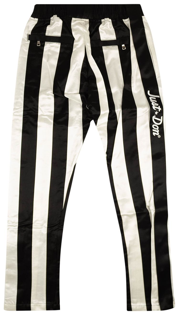Just Don Panelled Tearaway Pants BlackWhite