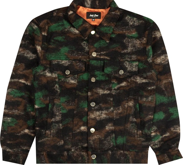 Just Don Jungle Trucker Jacket Brown