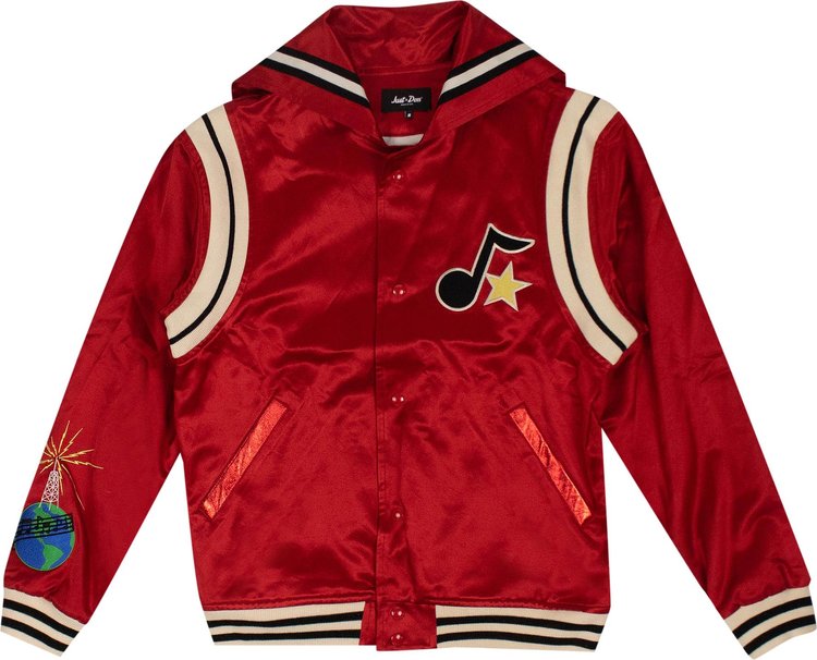 Just Don Cape Varsity Jacket 'Red'