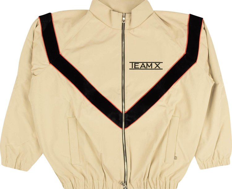 Just Don Team X Army Zip Up Track Jacket 'Tan'