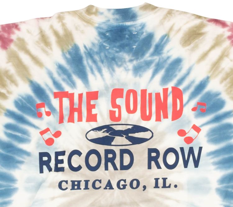 Just Don Tie Dye Record Row Long Sleeve T Shirt Multicolor