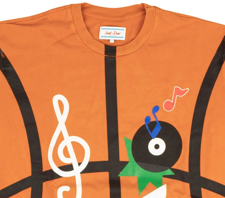 Just Don The Sound Long Sleeve T Shirt Orange