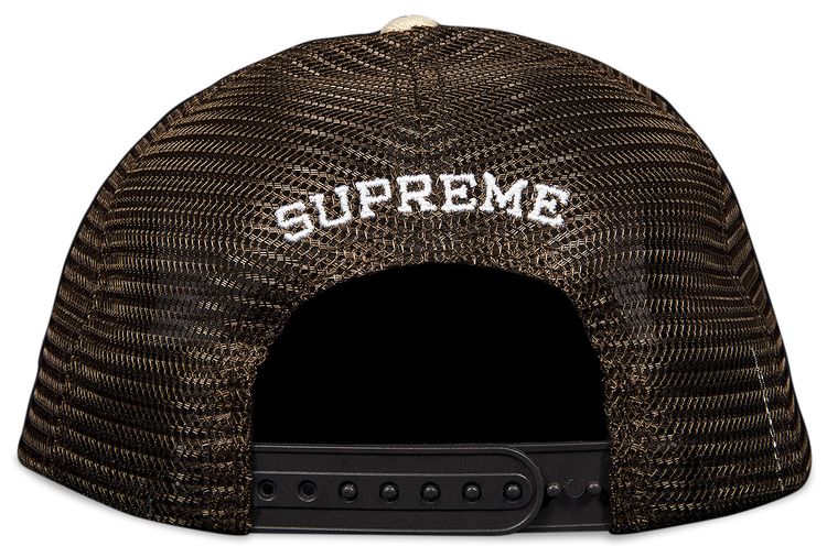 Supreme Gradient Jacquard Denim Mesh 5 Panel Tan
