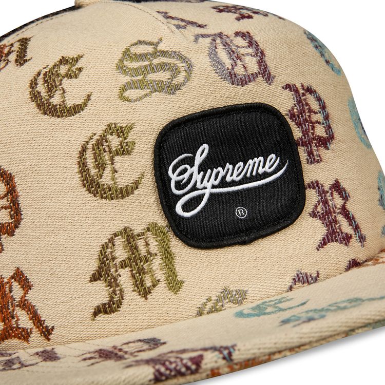 Supreme Gradient Jacquard Denim Mesh 5 Panel Tan