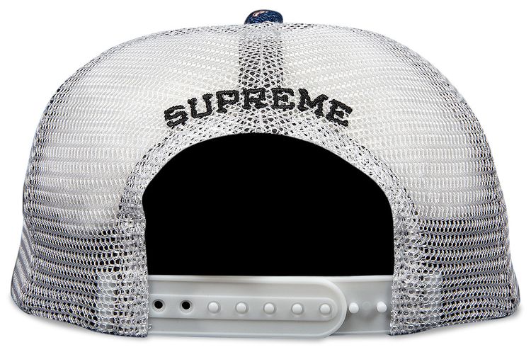 Supreme Gradient Jacquard Denim Mesh 5 Panel Blue