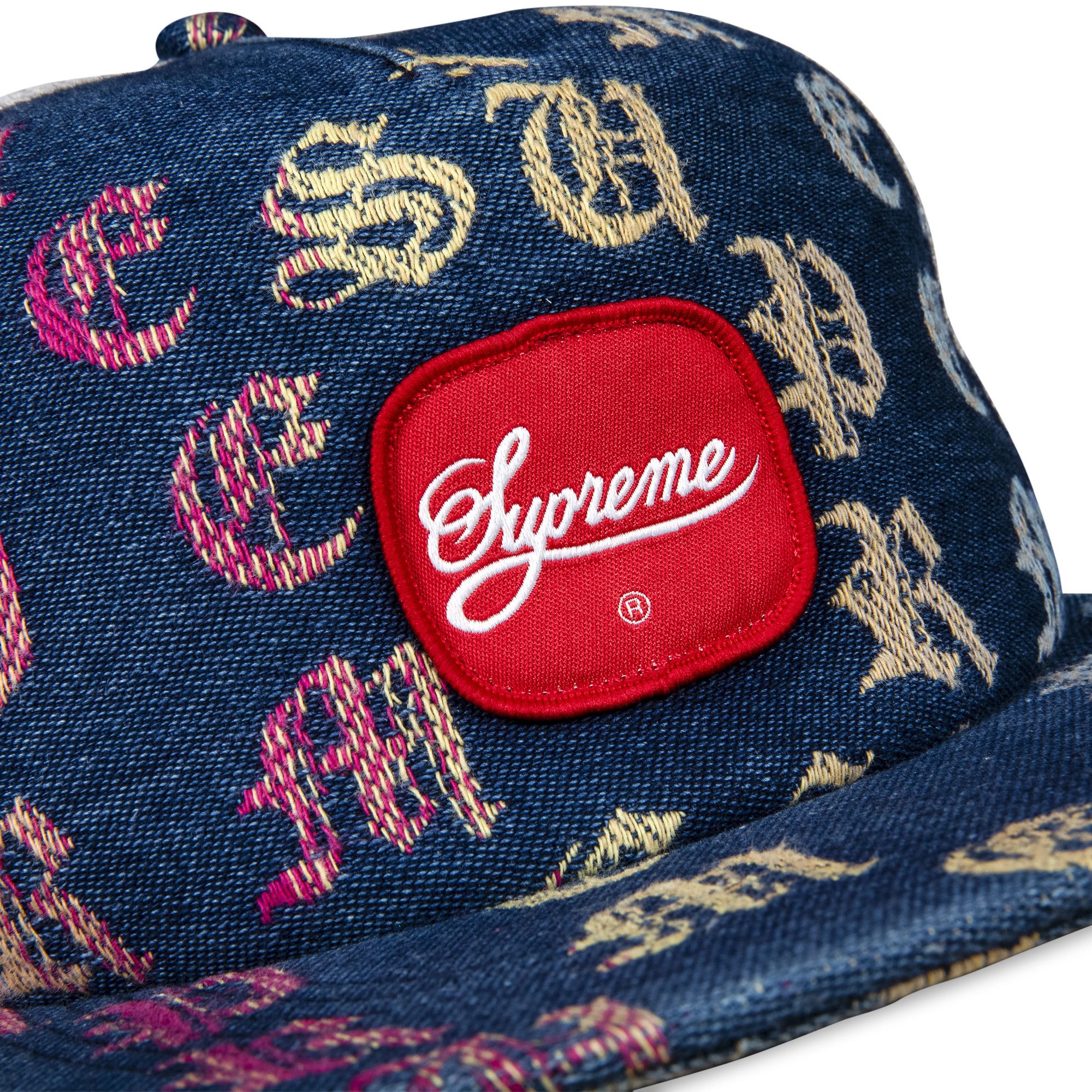 Buy Supreme Gradient Jacquard Denim Mesh 5-Panel 'Blue