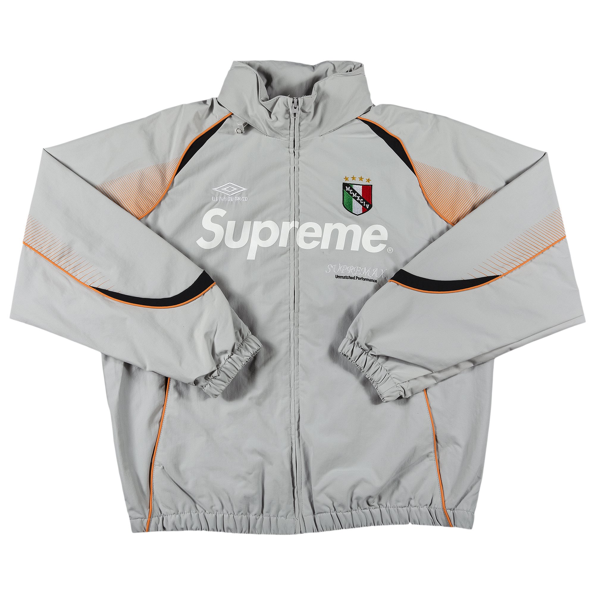 Supreme x Umbro Track Jacket 'Grey' | GOAT