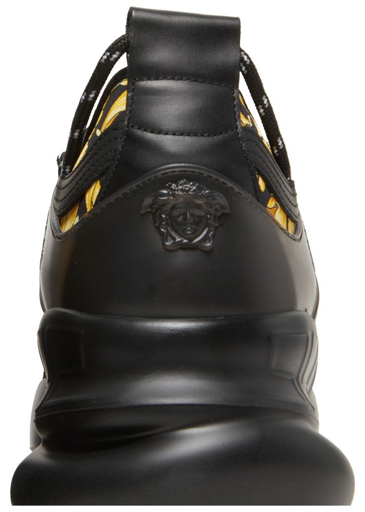 Versace Chain Reaction Trainer Barocco Print   Black