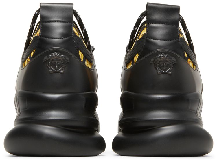 Versace Chain Reaction Trainer Barocco Print   Black