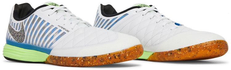 Nike Lunar Gato 2 IC Black Light Photo Blue Lime Glow