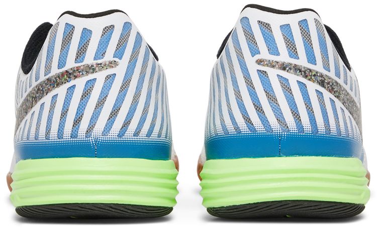 Nike Lunar Gato 2 IC Black Light Photo Blue Lime Glow