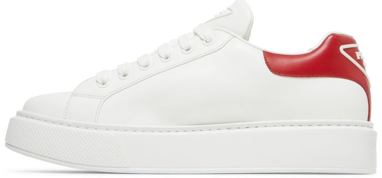 Prada Marco Leather White Red