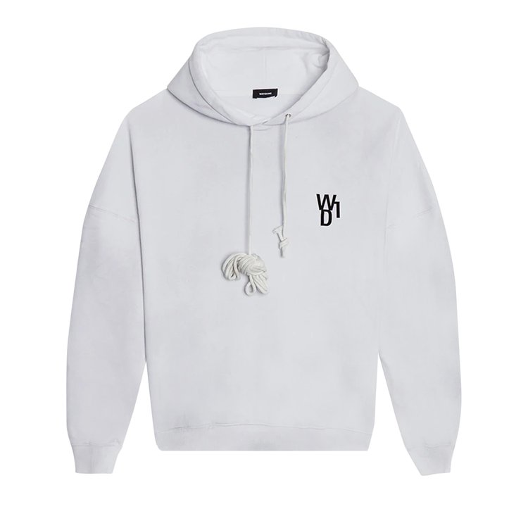 We11done Glow In The Dark Teddy Hoodie 'White'