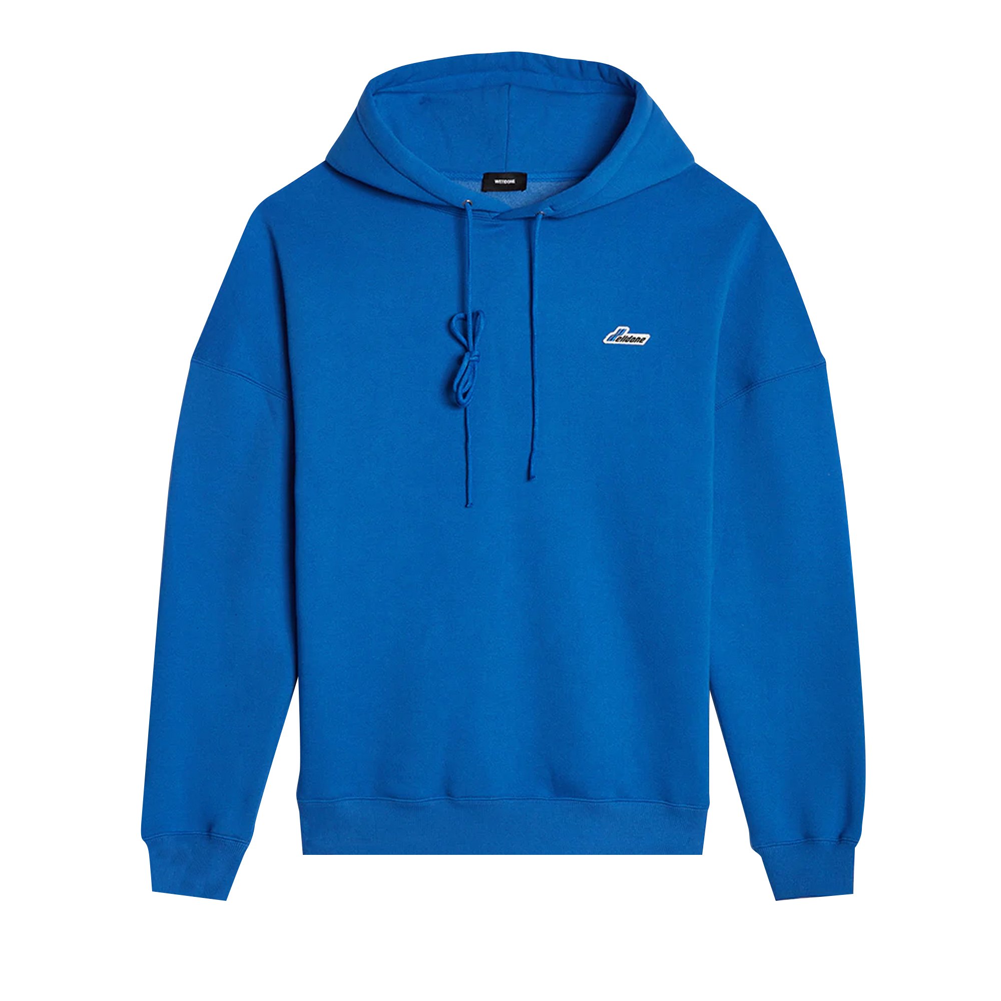 Buy We11done WD Embroidered Logo Hoodie 'Blue' - WD TP3 20 707 U