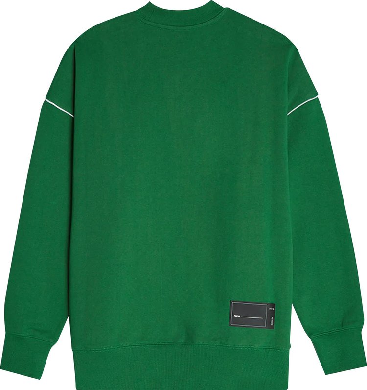 We11done Reflective Logo Pullover Green