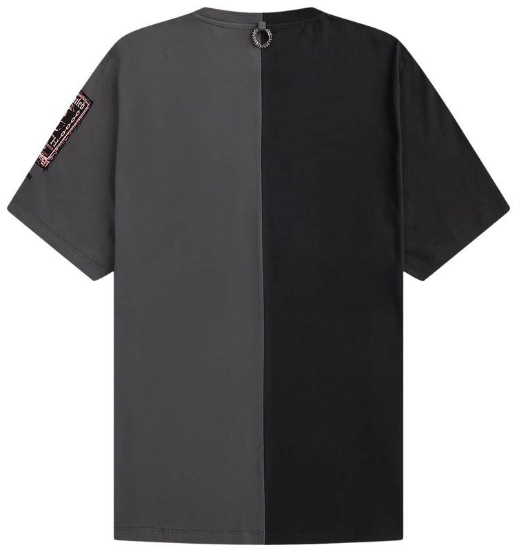 Fred Perry x Raf Simons Split T Shirt Dark Grey
