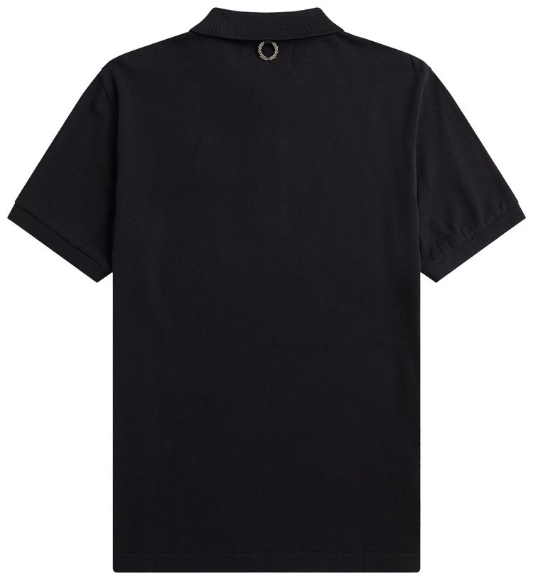 Fred Perry x Raf Simons Slim Fit Pin Detail Polo Black
