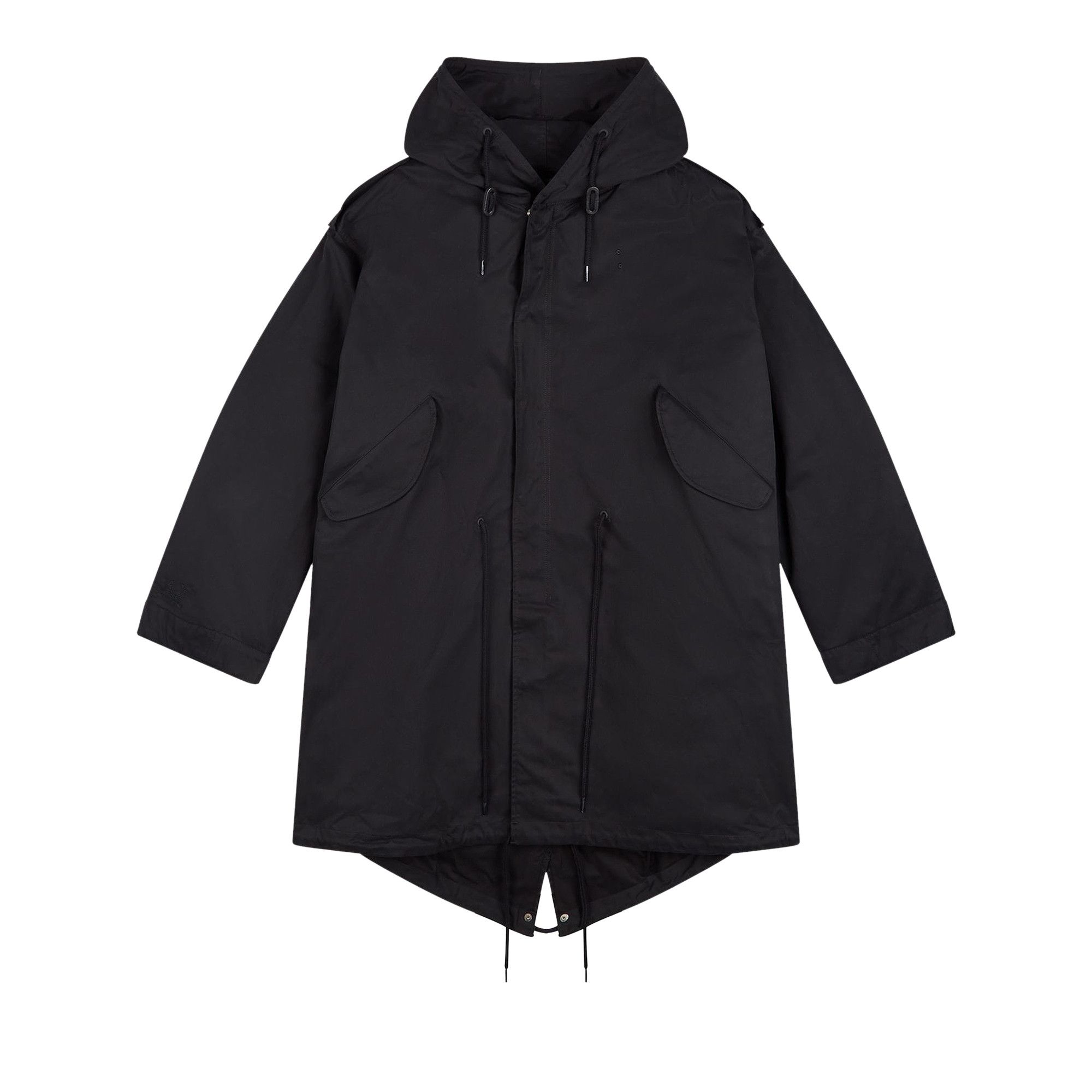 Buy Fred Perry x Raf Simons Patch Detail Parka 'Black