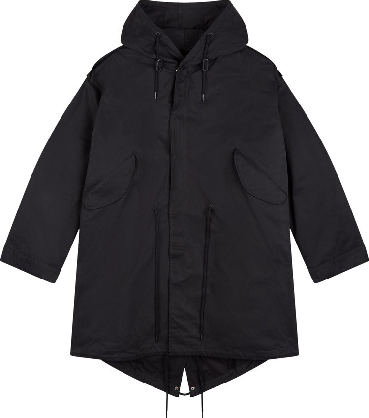 Fred Perry x Raf Simons Patch Detail Parka 'Black'