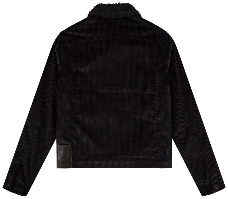 Fred Perry x Raf Simons Padded Corduroy Jacket Black