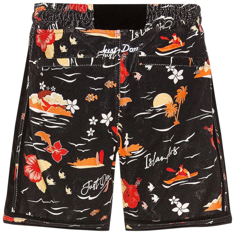 Just Don x Miami Heat Velvet Short BlackRed