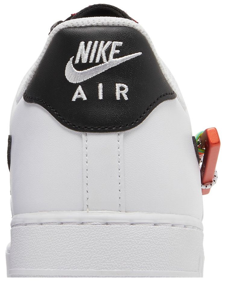 Nike Air Force 1 07 Premium Carabiner   White Habanero Red