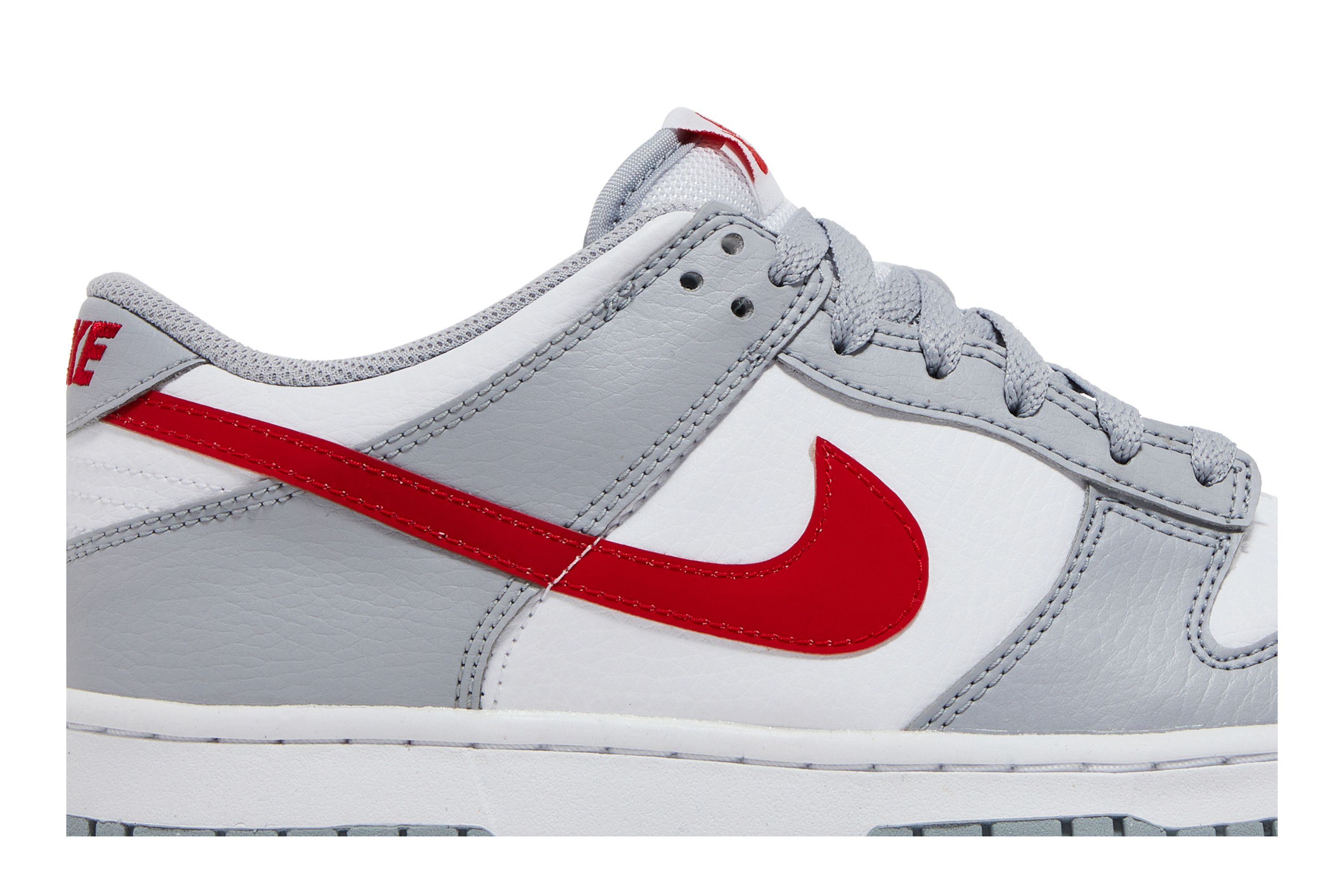 Nike dunk grey red online