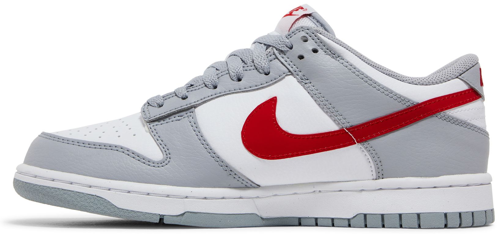 dunk grey and red