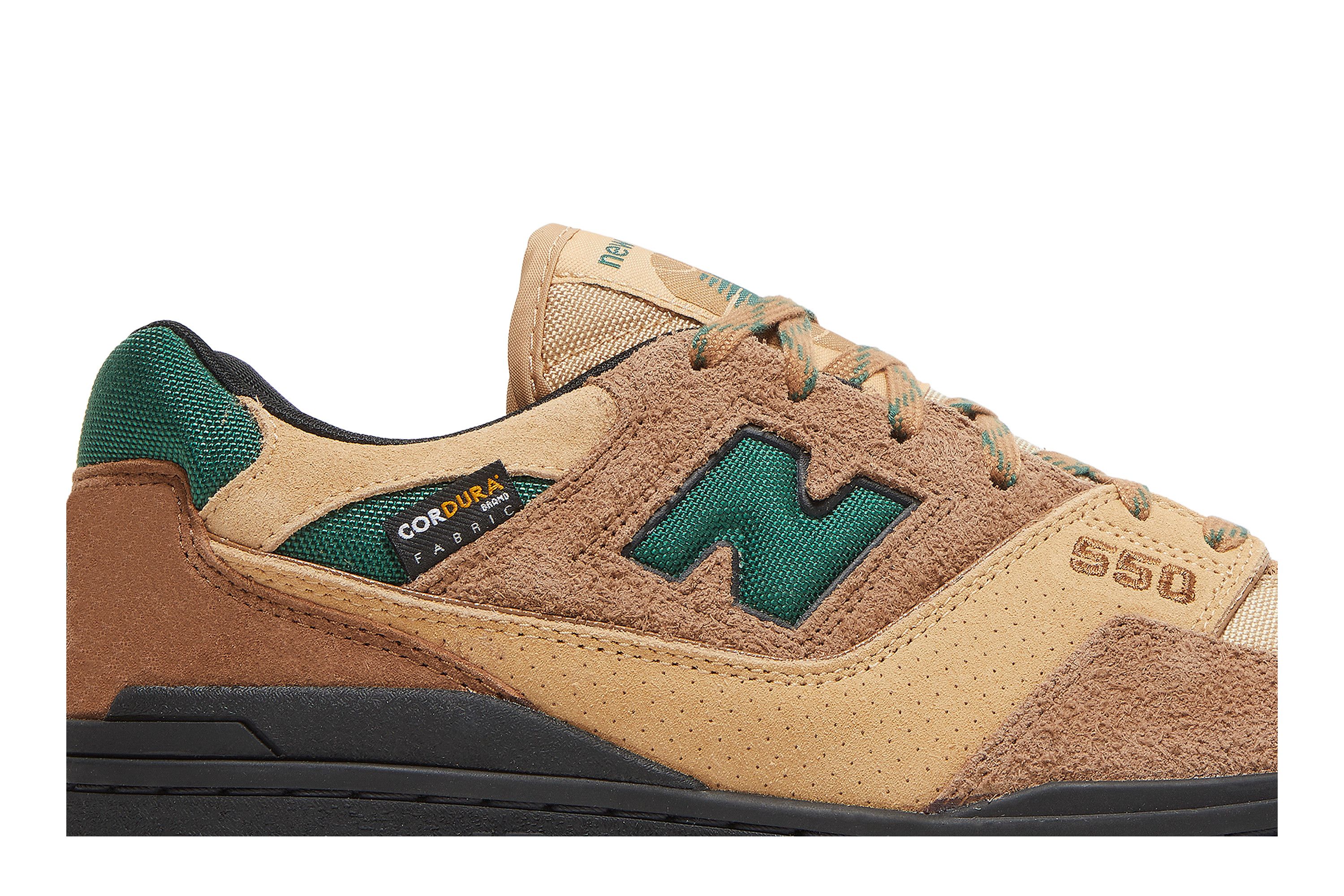 Size? × New balance ☆ BB550SZ1 ‘Light Brown×Green’ New Balance size? x 550 'Cordura Pack - Light Brown Green