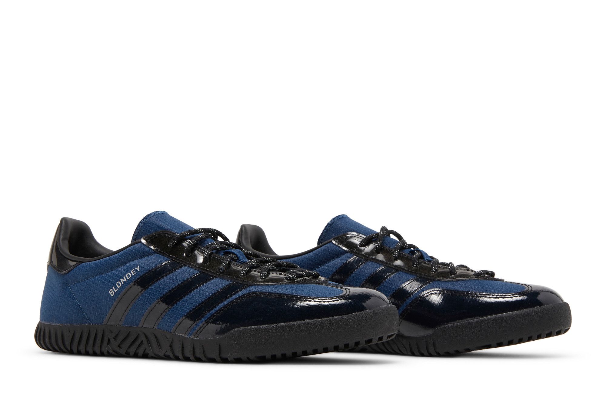 Size 4.0 Blondey McCoy x Gazelle Indoor 'Mineral Blue Black'